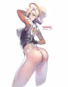 [F] Mercy and her bare butt [Change]