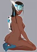 Symmetra proving that Tracer's not the only one with a booty worth talkin' about (OJ) [F]