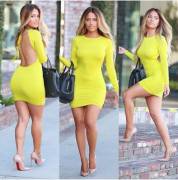 Nice yellow dress