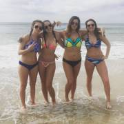Four beach bikinis
