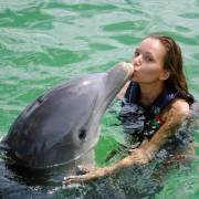 Lucky Dolphin (x-post from /r/GirlsNAnimals)