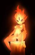 Flame/wax girl