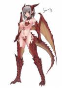 Hot dragongirl [Original]