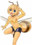Adorable bee girl. (Original Artwork)