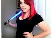 [Found] Sexy Lady with a lightsaber