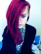 I dyed my hair red as well, but it doesn't look this awesome