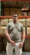 Big bulge and cock flash in the warehouse
