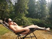 Backyard, Sun, Nude