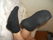 [selling] My Stinky Dirty Black Softball and Volleyball Game Socks! ภ shipped! Who Wants Them?