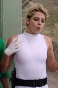 Kristen Stewart stiff-nipple jiggle
