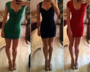 Should I wear green, blue, or red?