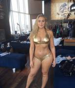 Gold bikini
