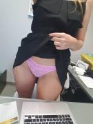Really wish someone would bend me over my desk (f)