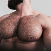 Hot, hairy chest