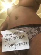 Veri[f]ication Photos...sorry about the sideways pic.