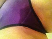 ...and the (f)ront of my pissy panties.