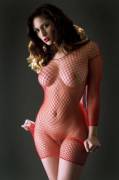 Red fishnets :)