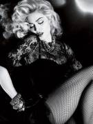 Black &amp; white Madonna.