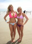 Blondes on the beach