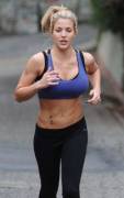 Gemma Atkinson out jogging