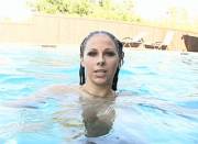 Gianna Michaels in the pool