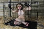 Cutie in a cage