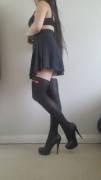 Pantyhose and heels; everyone's favourite combo ;)(Mild but Erotic)