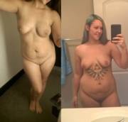 F/25/5'6" [180 &gt; 169 = 11lbs] P90X3 Naked Results!
