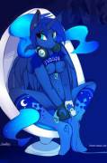 Cute gamer Luna(artist daxhie)