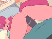 Pinkie Pie x Maud Pie [animated anthro futa] (artist:papaya)