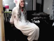 Ashe Maree &amp; Little Lotte costumed lapdance (Gif-Cross post /r/happygirls)