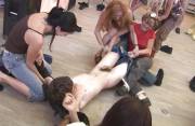guy stripped naked in public