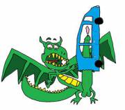Green Dragon Anally Violates a Blue Van