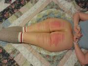 Caning, some spanking, and next day aftercare