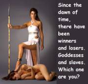 Goddesses and slaves [Lesdom]