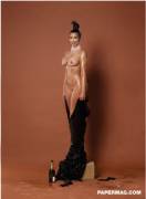 Kim Kardashian nude in paper magazine HQ