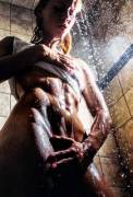 Abs in the shower