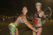 Bodypainted college girls.