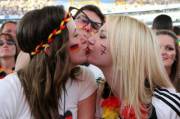 German Babes Kiss