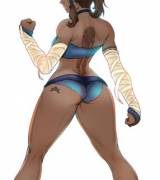 Here, have some Avatar booty; Korra, not Aang et al that is. (Superboin)