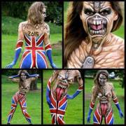 Iron Maiden Body Paint