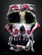 Skull Made of Bodies