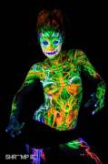 Demon Neon -- Bodypaint Art by Beni