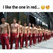 i like the one in red...