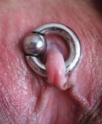 Clit piercing, that's got to smart