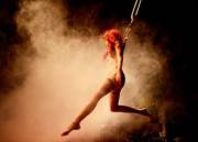 Miss Crash, model and extreme performer. Formally titled "the Queen of Suspension" after setting a world record for Body suspension in 2008