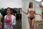 Running and stripping for charity (x-post from /r/Amateur)