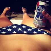 Nothing better than bikinis and beer, Murica style