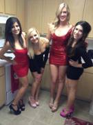 Oh college girls x-post from /r/HighHeels - So much butterface