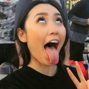 The only real life ahegao that I think looks good. =)